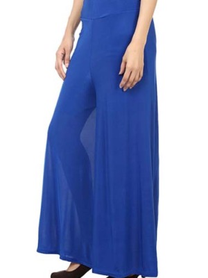 Snazzyway Royal Blue Easy Fit Palazzo Trouser