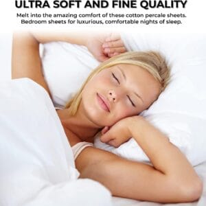 Seasons Double Bedsheet, 2 Pillow Cover Light Blue