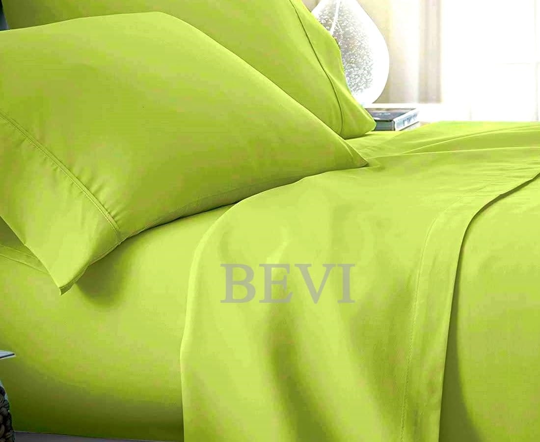 Seasons Double Bedsheet, 2 Pillow Cover,Plain Neon - Image 3