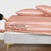 Seasons Bamboo Silk Rose Gold Colour Bedsheet