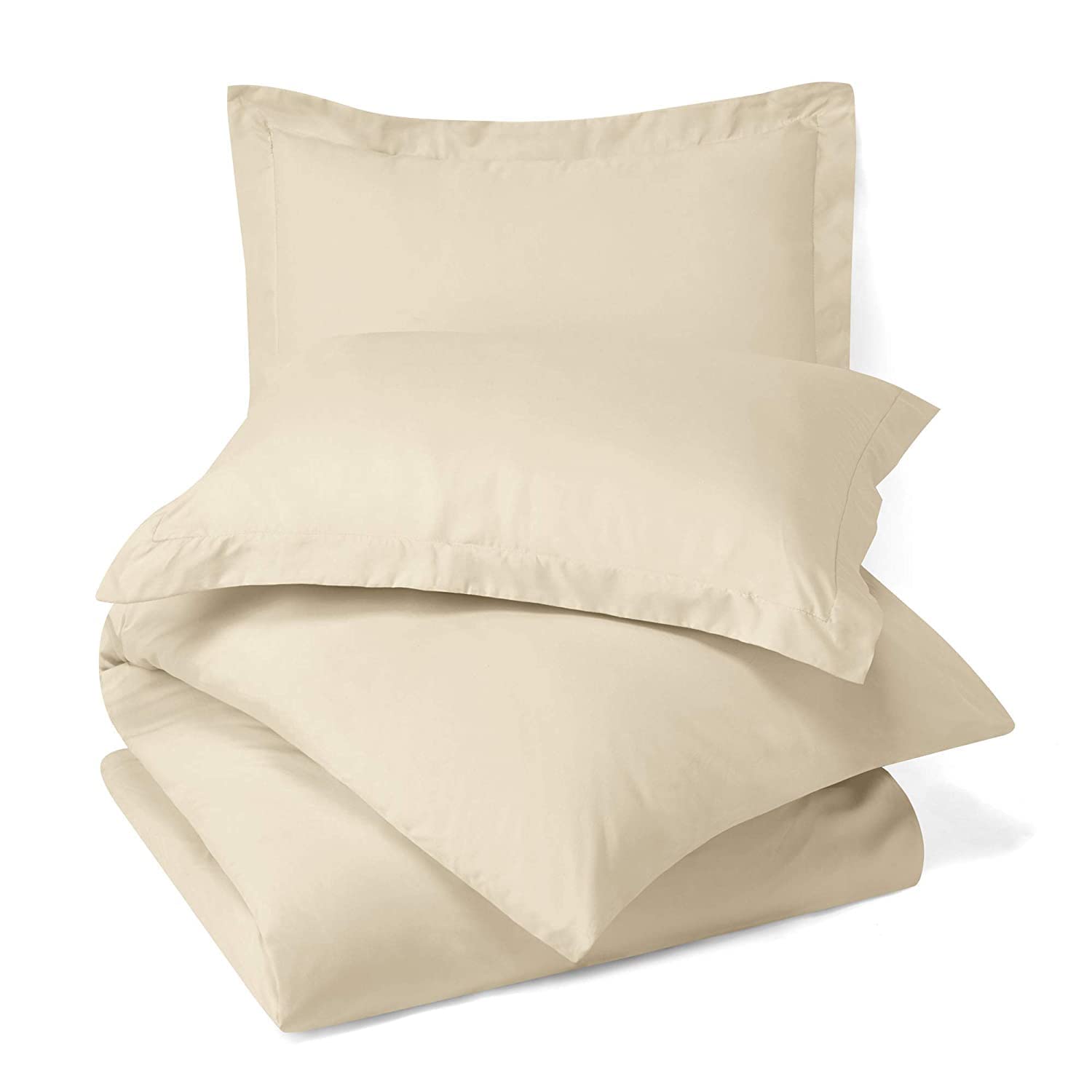 Seasons Double Bedsheet with 2 Pillow Covers, Beige - Image 4