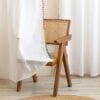Seasons Cotton Sheer Curtains Long Door 8 Feet, White