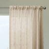Seasons Sheer Curtains 9 Feet Long Door Panels Set of 2, Beige