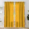 Seasons 9 Feet Long Door Curtains, Pack of 2, Mustard