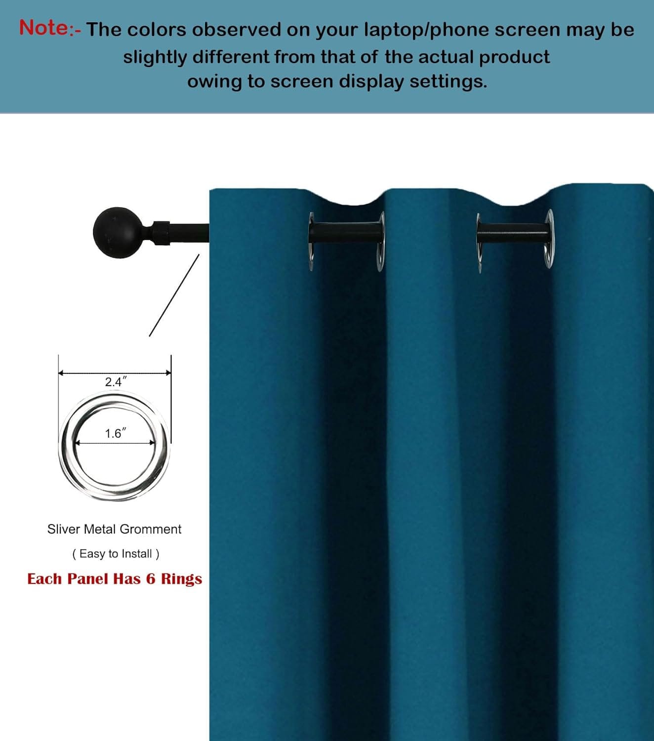 Seasons Long Door Curtains 9 Feet Single Pcs - Image 4