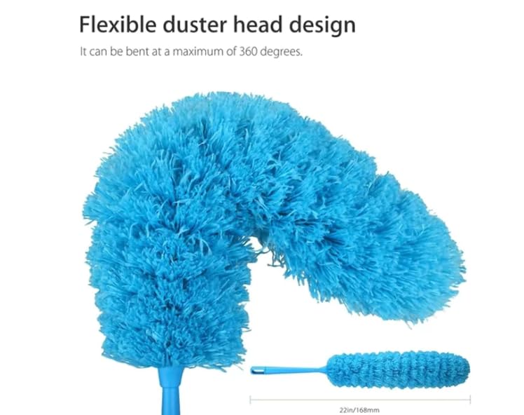 Seasons Cleaning Tool Multipurpose Microfiber Duster for Home and Car Use (Blue) - Image 3