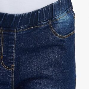 Alternative view of Girls Slim Fit Denim Dark Blue Jeans