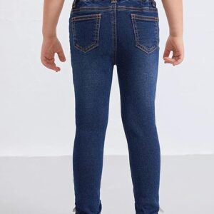Alternative view of Girls Regular Fit Oxford Blue Jeans