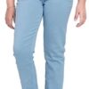 Girls Stretchable Denim Icy Blue Jeans