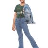 Girls Bell Bottom Light Blue Jeans