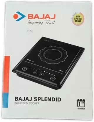 Bajaj 1200 W Splendid Automatic Quality Induction Cooktop??(Black, Push Button) - Image 3