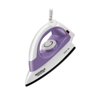 Maharaja Whiteline Sleek DLX 1000 W Dry Iron??(Pastel Violet, White)