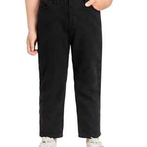 Alternative view of Boys Straight Cotton Black Jeans