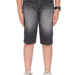 Alternative view of Boys Half Grey Black Jeans