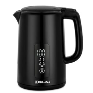 Bajaj KTP 1.5 Litre Digital Electric Kettle| Auto Shut-Off|Dry Boil Mechanism Electric Kettle??(1.5 L, Black)