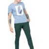 Men Plain Regular Fit Forest Green Pant