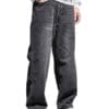 Black Men Baggy Regular Fit Jeans