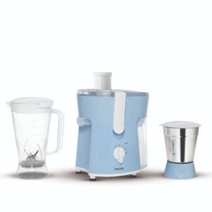 Philips HL 7575/00 / hl7575/01 Daily Collection 600 W Juicer Mixer Grinder (2 Jars,Blue)