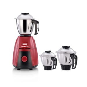Usha Powerspin Mixer Grinder 750 W Mixer Grinder (3 Jars,Maroon and Black)