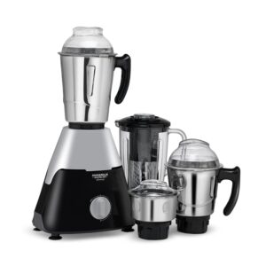 Maharaja Whiteline MX-225 Infinimax Elite 750 W Mixer Grinder (4 Jars,Grey,Black)