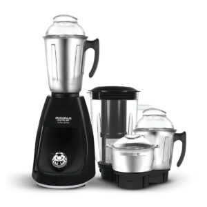 Maharaja Whiteline Turbo Prime Elite MX-216 750 Mixer Grinder (4 Jars,Black)