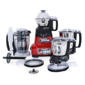 Panasonic MONSTER MX-AE 475 750 Juicer Mixer Grinder | 750 Juicer Mixer Grinder (4 Jars,Red)