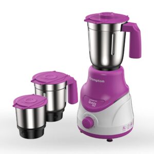 Crompton questa dlx Mixer Grinder with MaxiGrind with 5 year warranty 500 Mixer Grinder (3 Jars,White,Purple)