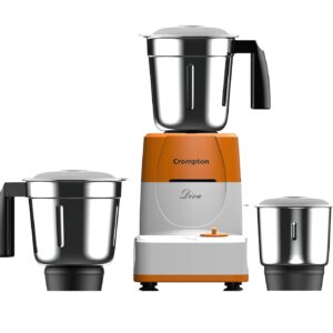 Crompton DIVA MIXER DS51 500 Mixer Grinder (3 Jars,ORANGE-WHITE)