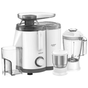 Havells GHFJMCSW050 Endura 500 Juicer Mixer Grinder (3 Jars,White)