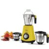 Havells HYDRO WITH 2 YEAR COMPLETE 5 YEAR MOTOR WARRANTY 750 Mixer Grinder (3 Jars,Yellow)