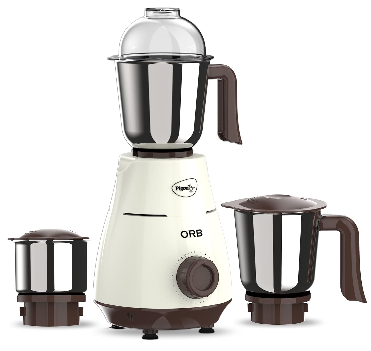 Pigeon 15597 ORB 750 Mixer Grinder (3 Jars,White) - Image 3