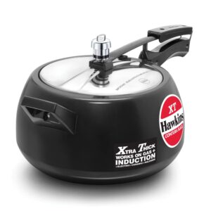 Hawkins Contura Black XT (CXT50) 5 L Induction Bottom Pressure Cooker?(Hard Anodized)