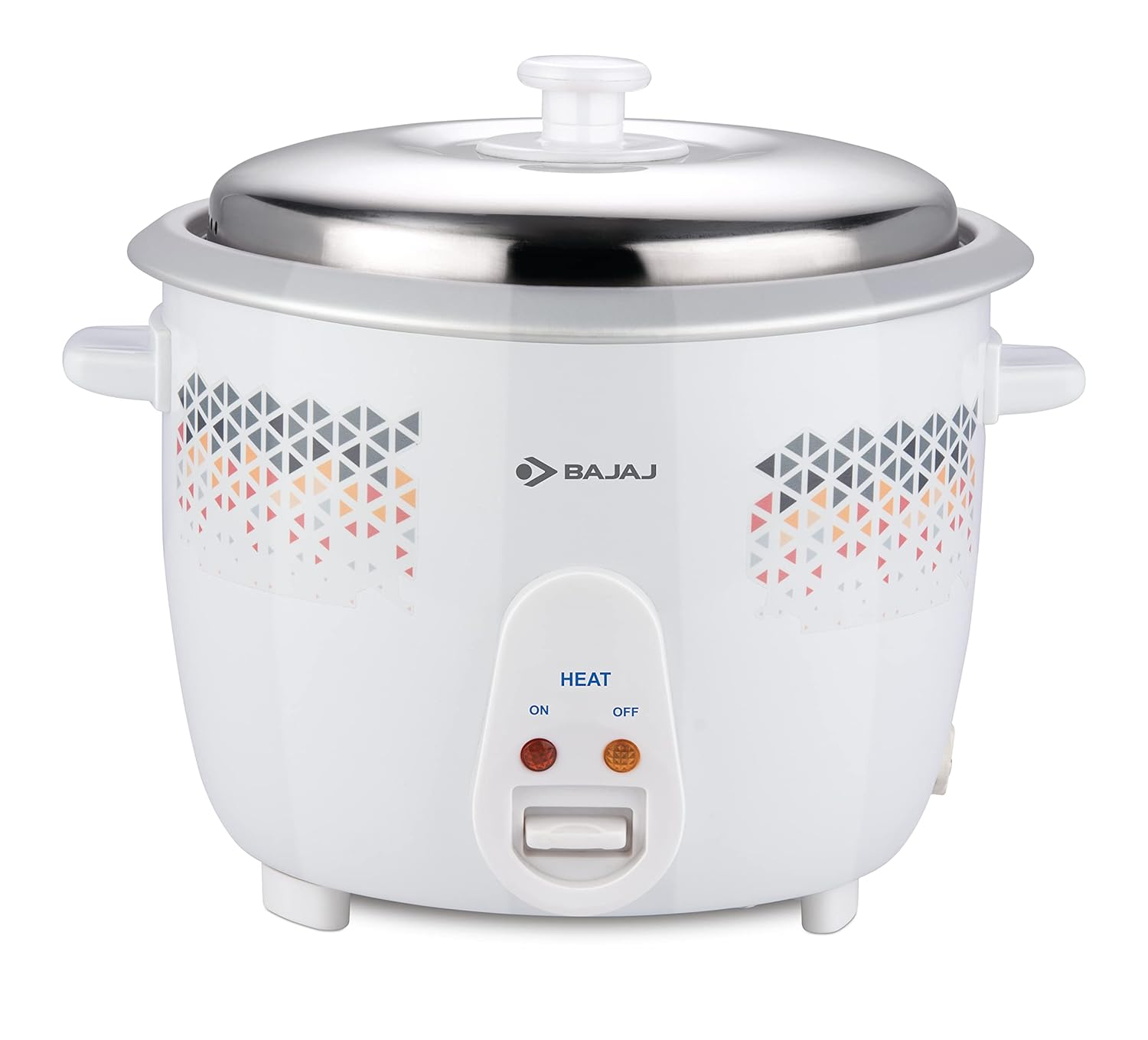 Bajaj RCX 1.8 DLX Rice Cooker, 1.8 Litre, White