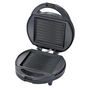 Prestige PGSP Single Sandwich Toaster with Fixed Plate Grill?(Black)